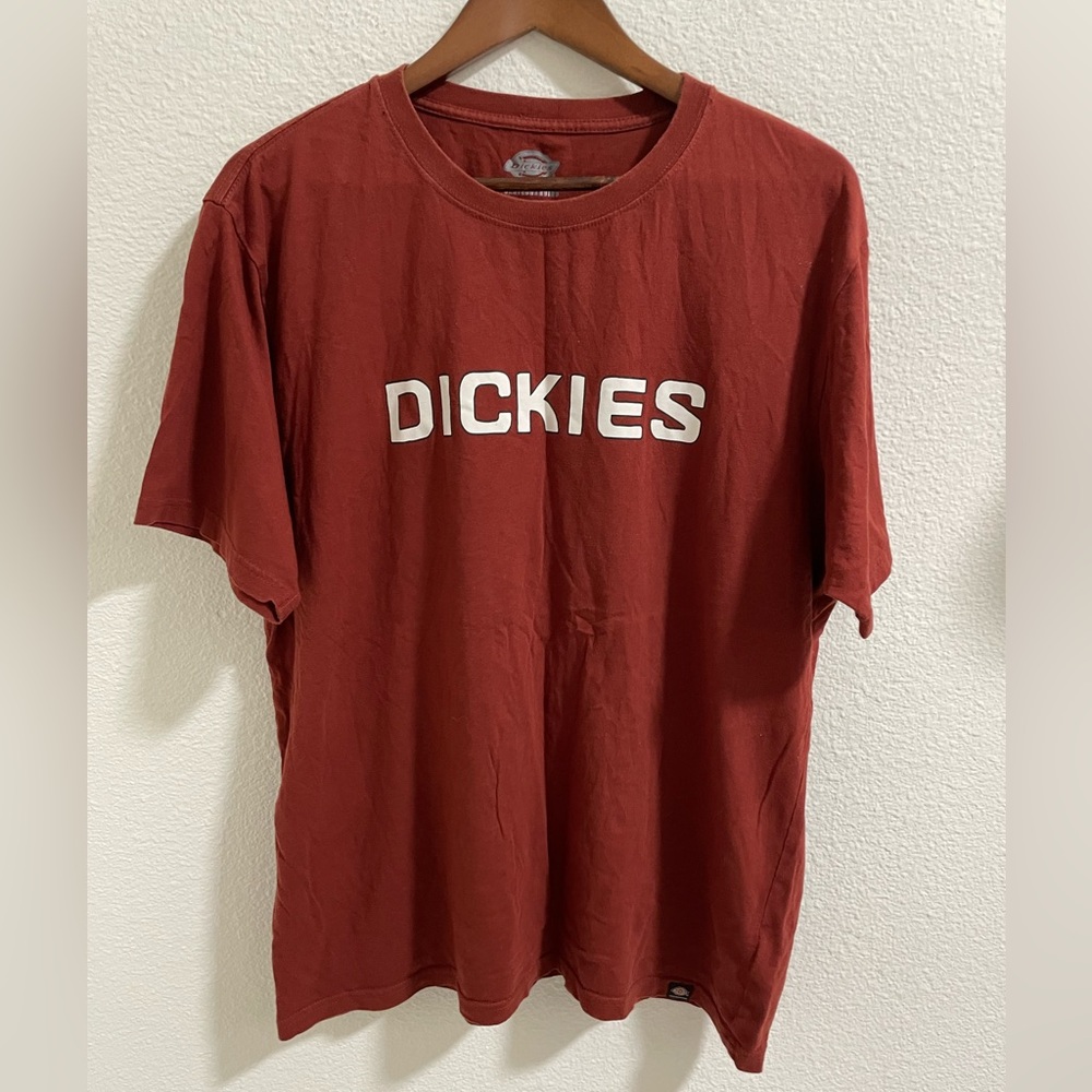 Dickies Men's Brick Red Short Sleeve Tee
